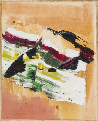 Gottfried Mairwöger, Sekundenbild, Öl auf Holz, 50 x 40 cm - Privatsammlung