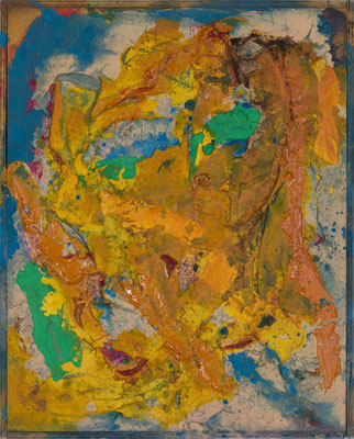 Gottfried Mairwöger, Sekundenbild, Öl auf Holz, 50 x 40 cm - verfügbar