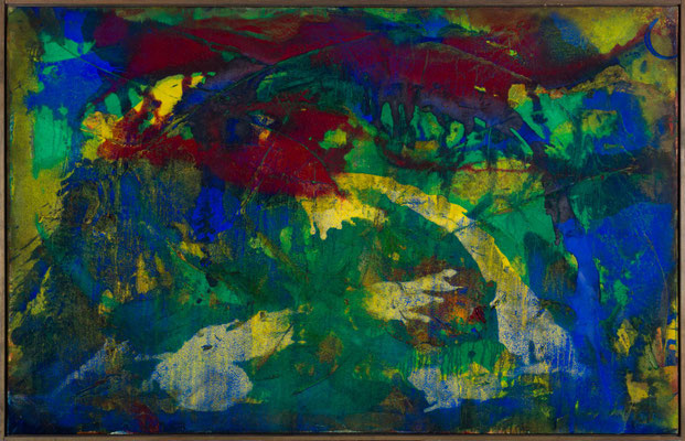 Gottfried Mairwöger, Ohne Titel, Öl auf Leinen, 96 x 150 cm - verfügbar