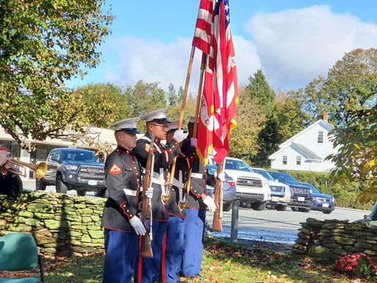 Color Guard: Sgt Christian Medina, Sgt Edgar Garcia, LCpl Saheeb Isholajackson, LCpl Maxwell Dana