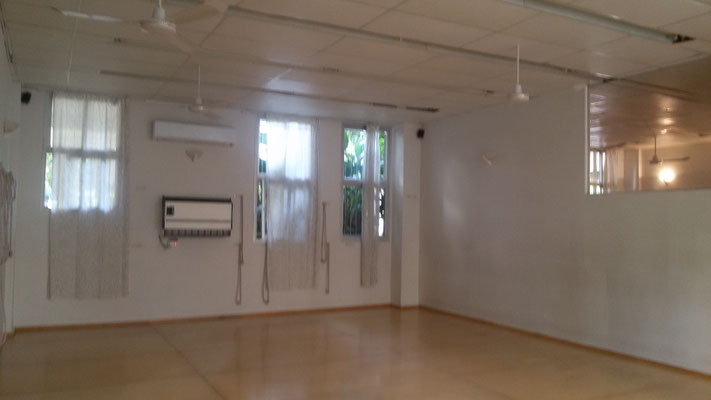 Hier befand sich einst der Unterrichtsraum, Yanai-Straße