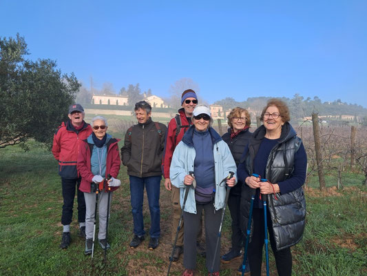 Le groupe de la mini marche