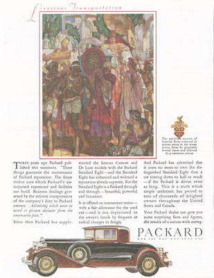 Advertentie Packard.