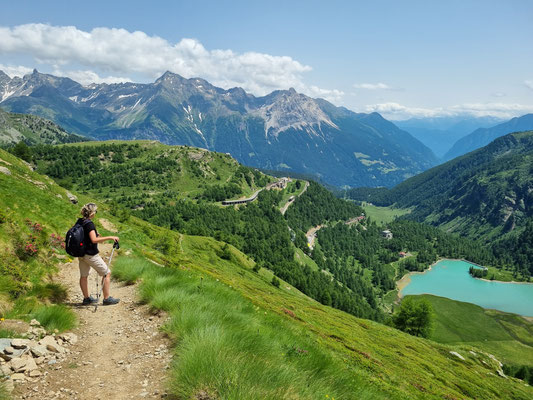 Alp Grüm in Sicht