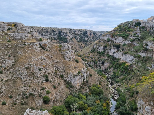 Gravina di Matera-Schlucht