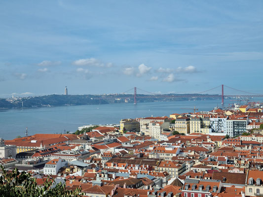 Aussicht vom Castelo de São Jorge