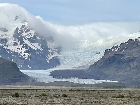Auf dem Weg zum  Skaftafell Campingplatz 