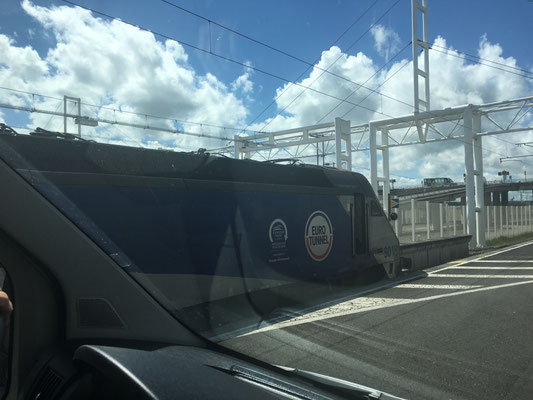 Ankunft in Calais