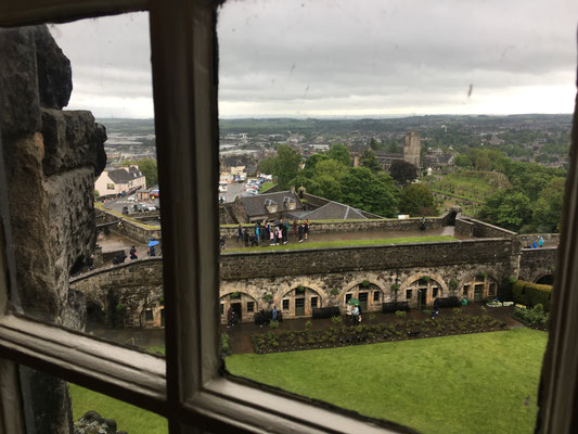 Stirling: Blick vom Schloss