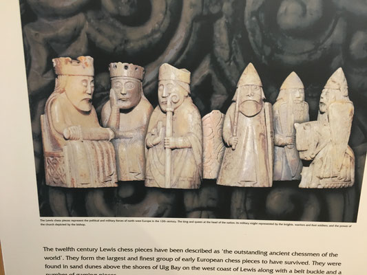 Uig Heritage Centre: Foto der Schachfiguren