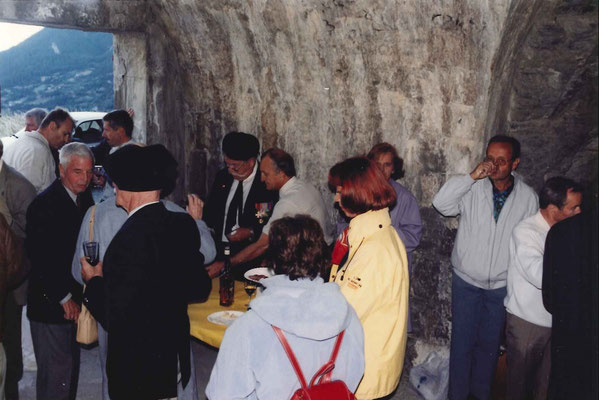 Les convives en pleine action