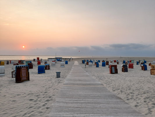 Abendstimmung am Südstrand
