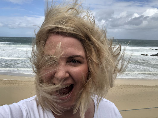 Sturmfrisur im wahrsten Sinn vom Wort!