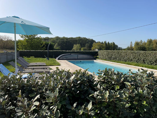 Cheverny, chambre dhote, piscine, La Levraudière