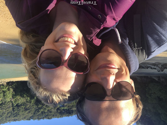 Selfie strand Split Apple Rock