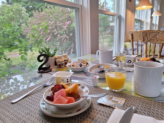 Breakfast im Harbourview Inn, Smiths Cove
