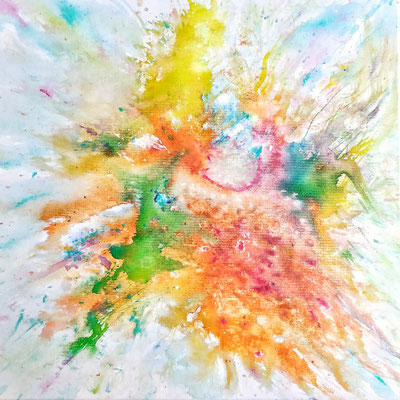 MOSQUITO, 40x40 cm, Acryl auf Leinen, Preis € 150,-