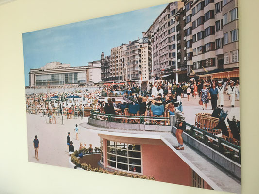 décoration avec une représentation d'Ostende 1956