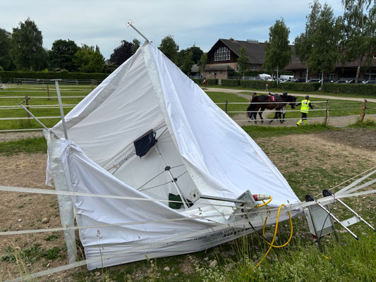 Upps eine Windböe und weg wars