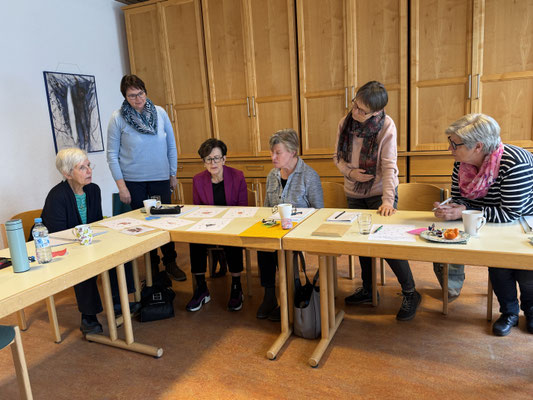 Die Teilnehmer beim Üben © Dagmar Stegmann