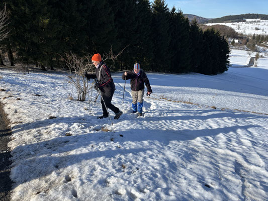 Wanderung rund um Usseln am 12.2.2026