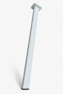 Vue en perspective du pied droit pour cuisine SimpYa coloris blanc