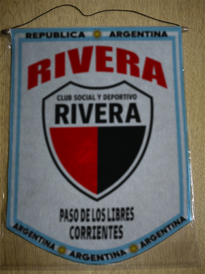 BANDERIN CLUB RIVERA PASO DE LOS LIBRES