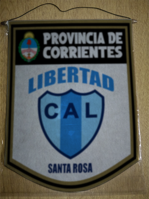 BANDERIN 40CM DORADO CLUB Libertad Santa Rosa