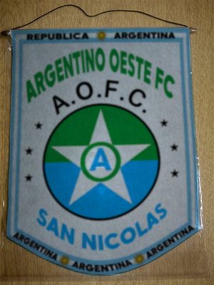 BANDERIN ARGENTINO OESTE FÚTBOL CLUB (SAN NICOLÁS)