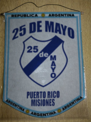 BANDERIN 25 DE MAYO PUERTO RICO