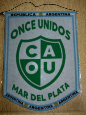 BANDERIN ONCE UNIDOS MAR DEL PLATA