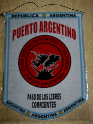 BANDERIN PUERTO ARGENTINO PASO DE LOS LIBRES