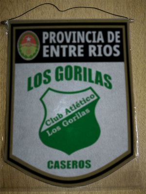 BANDERIN LOS GORILAS CASEROS ENTRE RIOS