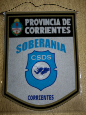 BANDERIN 40CM DORADO DEPORTIVO SOBERANIA