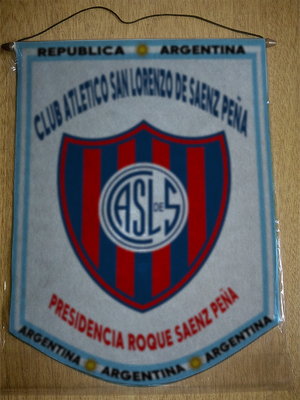 BANDERIN SAN LORENZO DE SAENZ PEÑA CHACO