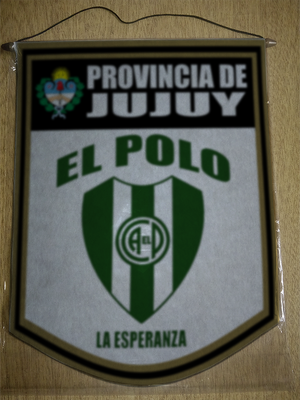 BANDERIN 40CM DORADO CLUB EL POLO LA ESPERANZA JUJUY