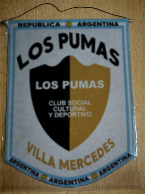 BANDERIN LOS PUMAS VILLA MERCEDES