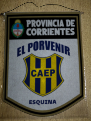 BANDERIN 40CM DORADO EL PORVENIR ESQUINA