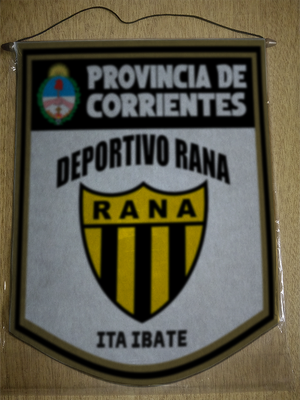 BANDERIN 40CM DORADO DEPORTIVO RANA ITA IBATE
