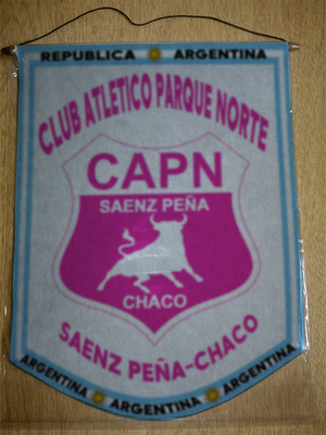 BANDERIN CLUB PARQUE NORTE SAENZ PEÑA CHACO
