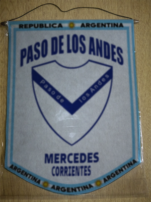 BANDERIN PASO DE LOS ANDES MERCEDES