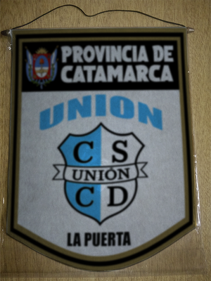 BANDERIN 40 CM DORADO UNION LA PUERTA SUR