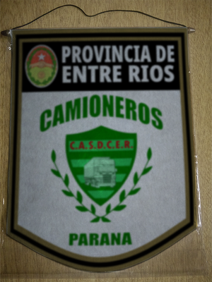 BANDERIN CAMIONEROS PARANA ENTRE RIOS