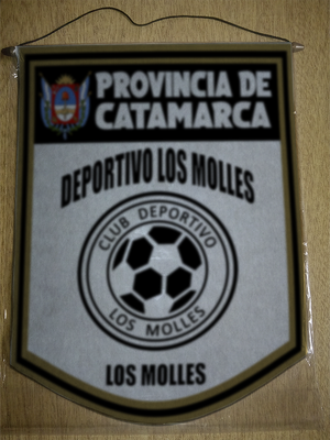BANDERIN 40 CM DORADO DEPORTIVO LOS MOLLES