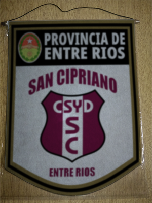 BANDERIN SAN CIPRIANO ENTRE RIOS