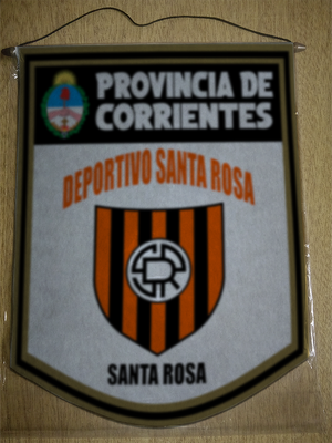 BANDERIN 40CM DORADO DEPORTIVO SANTA ROSA
