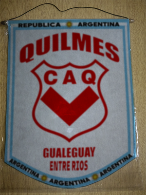 BANDERIN QUILMES GUALEGUAY ENTRE RIOS