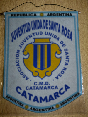 BANDERIN ASOCIACIÓN JUVENTUD UNIDA DE SANTA ROSA (CATAMARCA)