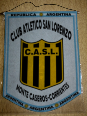 BANDERIN SAN LORENZO DE MONTE CASEROS