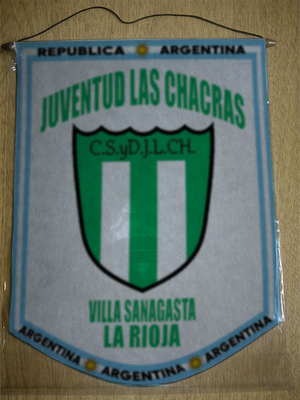 BANDERIN JUVENTUD LAS CHACRAS SANAGASTA